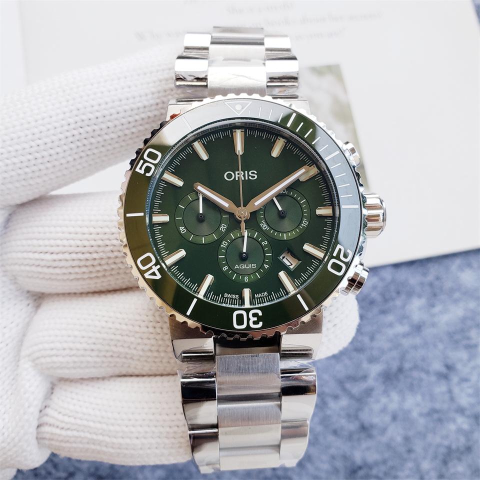 Replica ORIS 904l Stainless Steel Quartz Watch 46MM