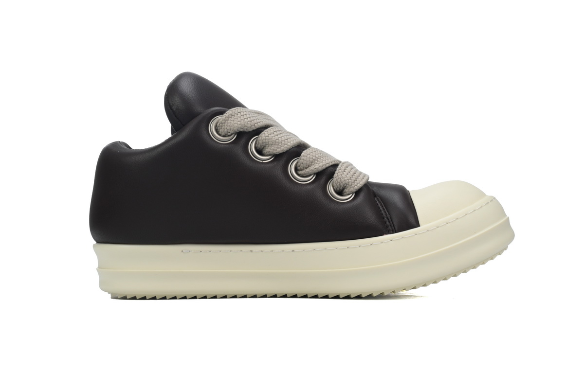 Replica Rick Owens Shoe Rick Owens Luxor Jumbo Padded Low ‘Black Milk’