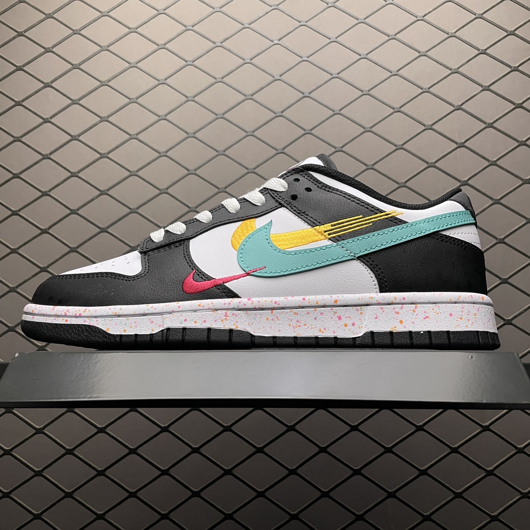 Replica Nike Dunk SB Shoe NK Dunk Low Multi-Color Swoosh FD4623-131 Size 36-46