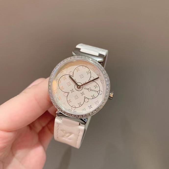 Replica LOUIS VUITTON LV 904l Stainless Steel Quartz Watch 33MM