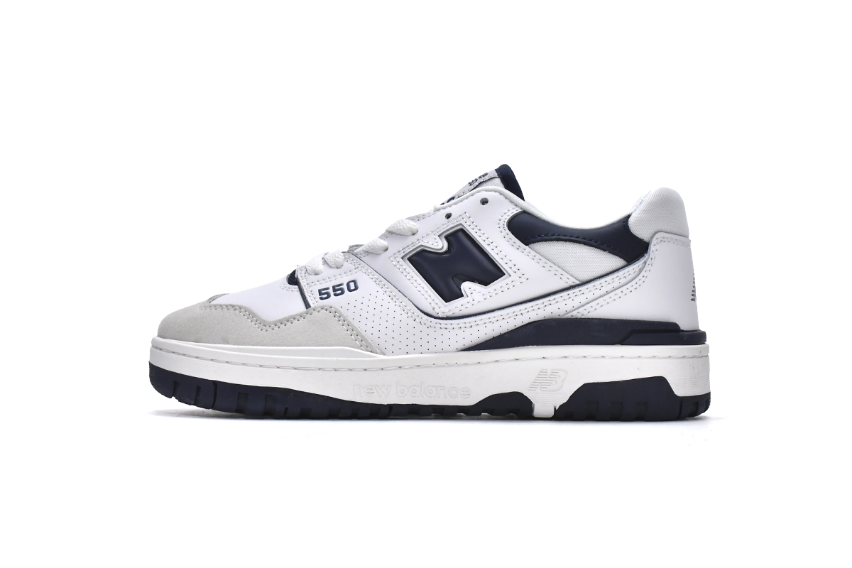 Replica New Balance Shoe BB550WA1 New Balance 550 White Navy