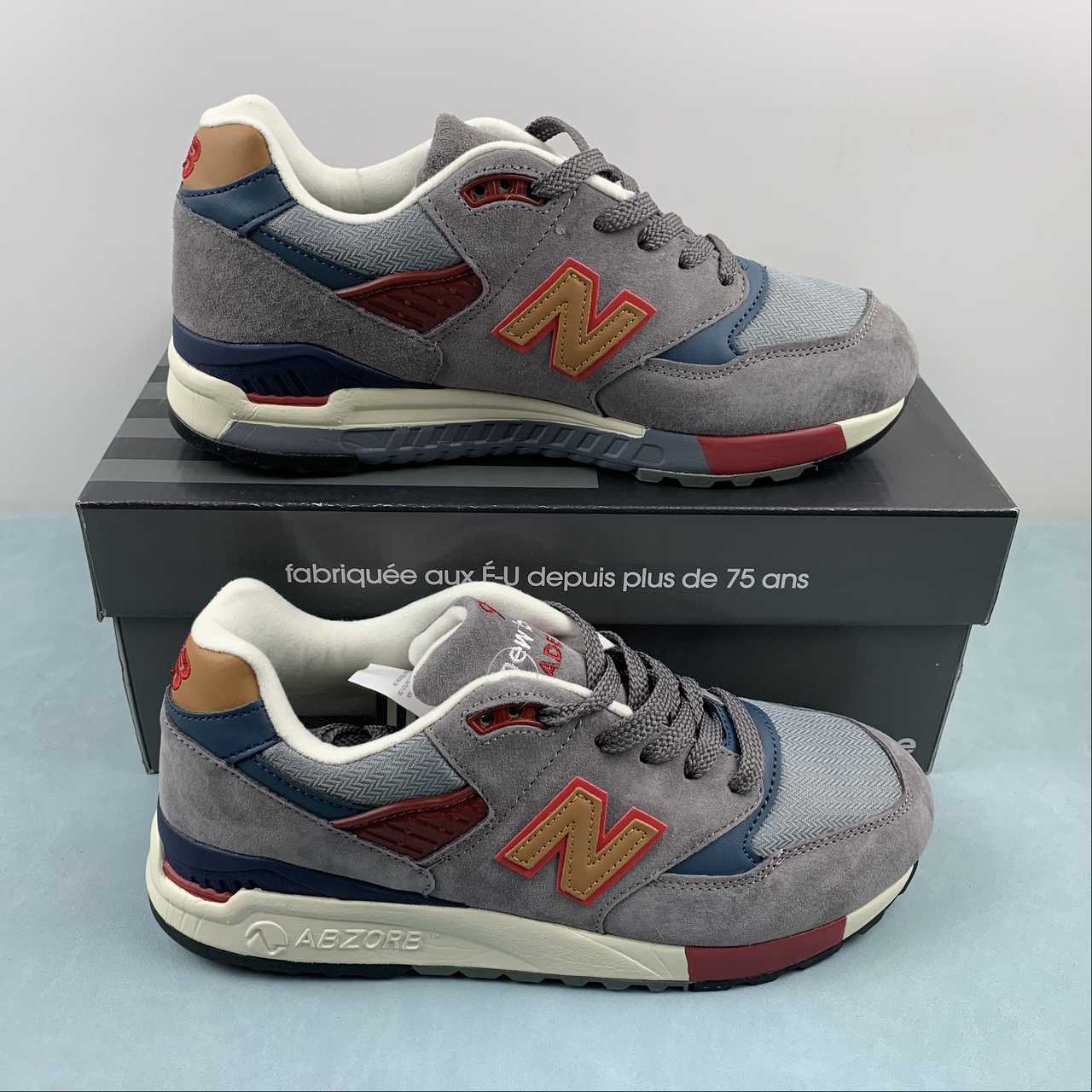 Replica New Balance Shoe New Balance NB998 M998DBR   39.5 40 40.5 41.5 42 42.5 43 44