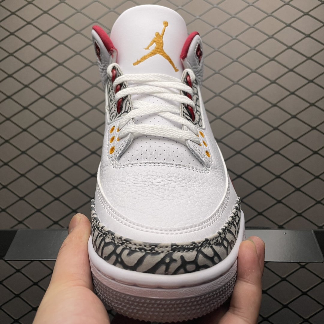Replica Air Jordan Shoe Air Jordan 3Cardinal RedAJ3 CT8532-126 Size 40.5-47.5