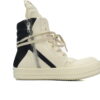 Replica Rick Owens Shoe Rick Owens Luxor Geobasket High ‘Milk Black’