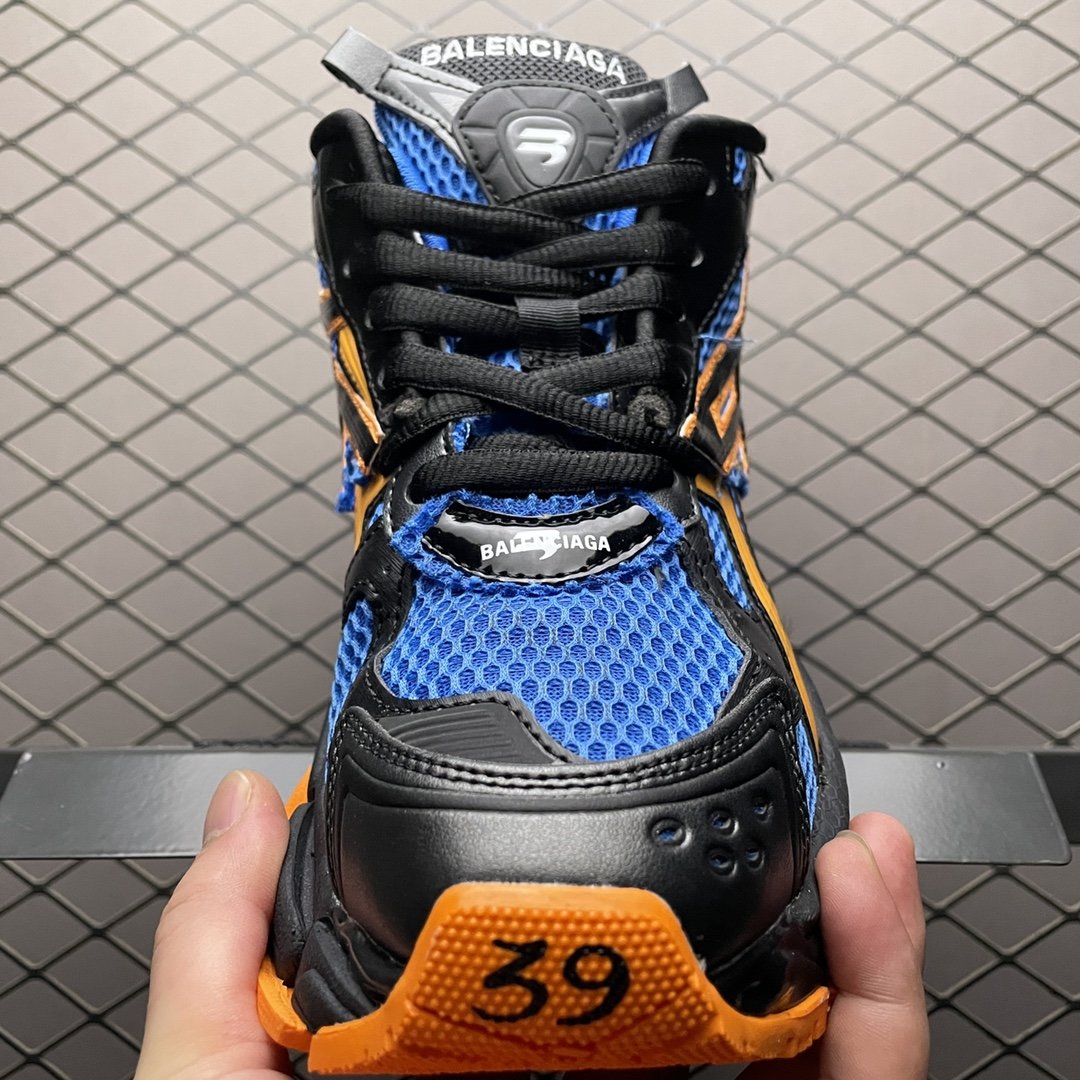 Replica Balenciaga Shoe Balenciaga Runner Blue Orange Size 35-46 63OGUI75