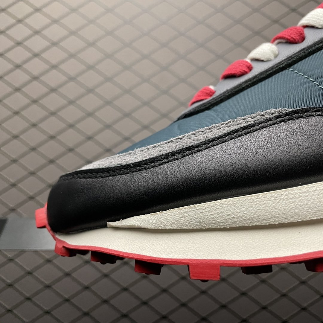 Replica Nike Shoe Undercover x Sacai x Nike LD Waffle Midnight Spruce University Red