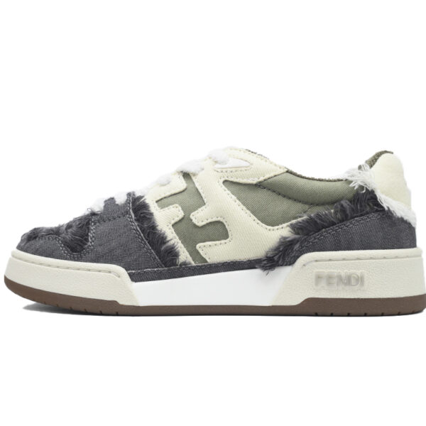 Replica Fendi Shoe Fendi Match Cowboy Green