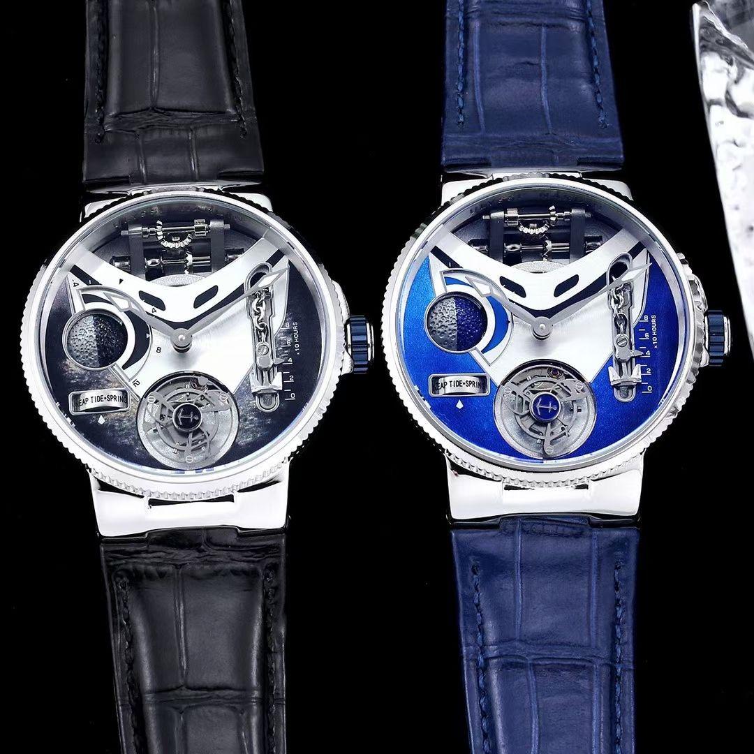 Replica Ulysse Nardin 904l Stainless Steel Automatic Machine Watch 44MM