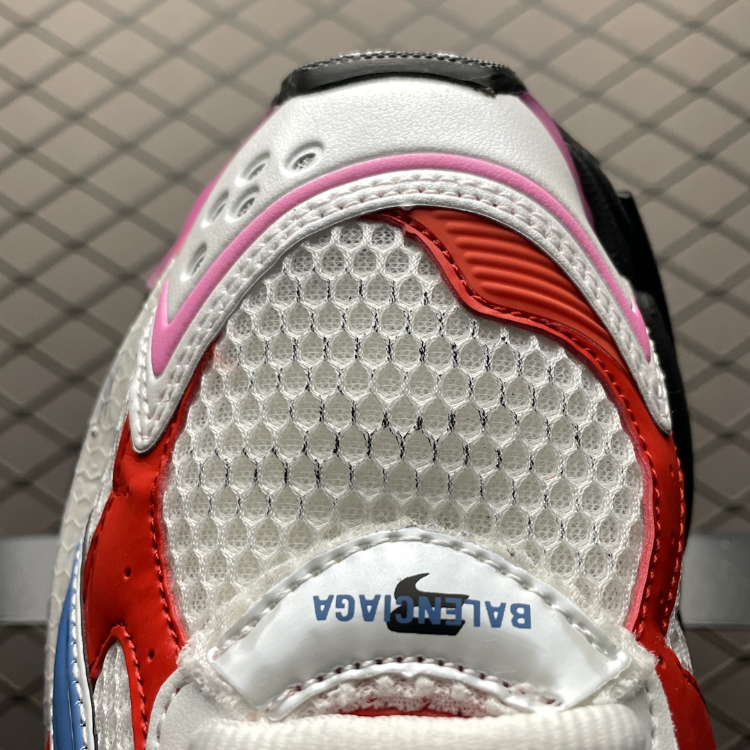 Replica Balenciaga Shoe Balenciaga Runner White Blue Red Size 35-46