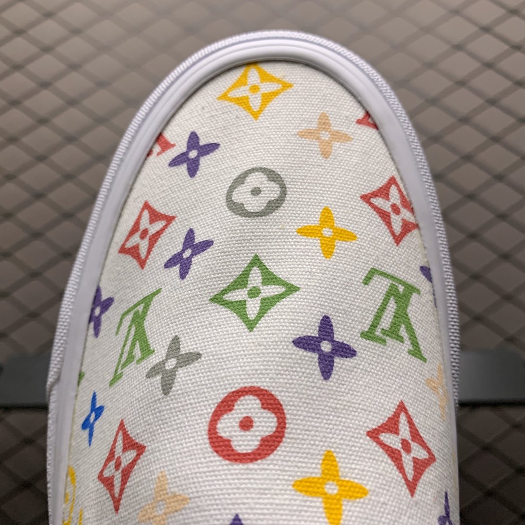 Replica Louis Vuitton Shoe Vans Slip-On Low LV White Size 35-44