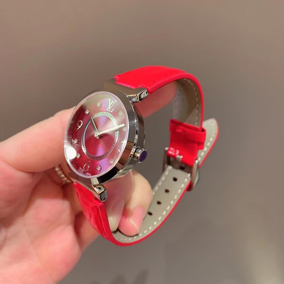 Replica LOUIS VUITTON LV 904l Stainless Steel Quartz Watch 33MM