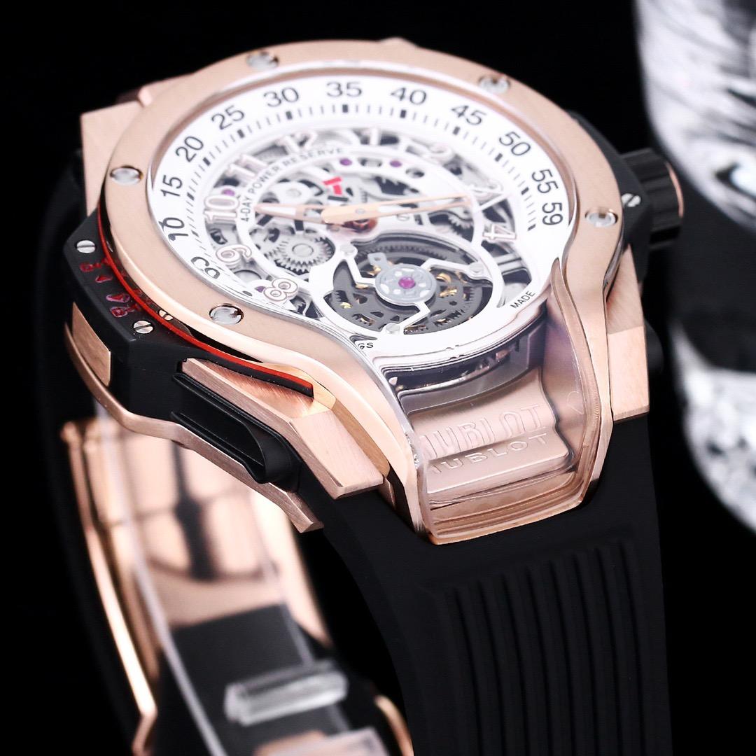 Replica Hublot 904l Stainless Steel Automatic Mechanical Watch 44MM