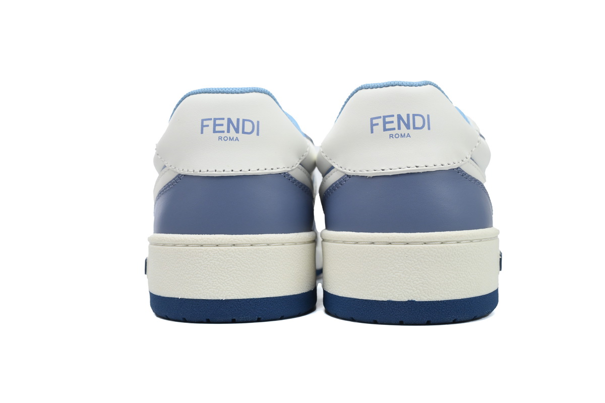 Replica Fendi Shoe Fendi Match White Blue