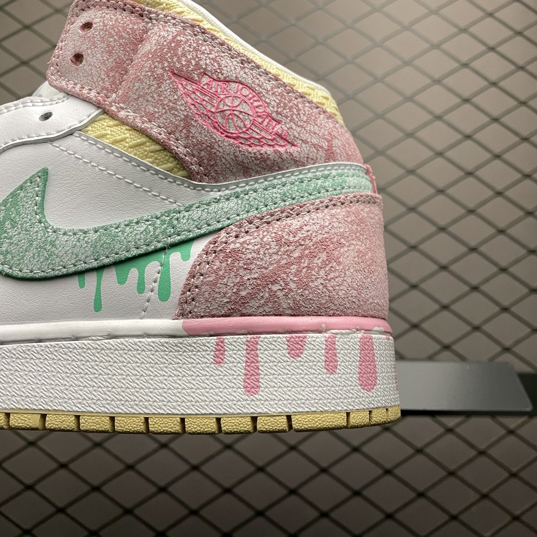 Replica Air Jordan Shoe Air Jordan 1 Mid AJ1 DD1666-100 36-39