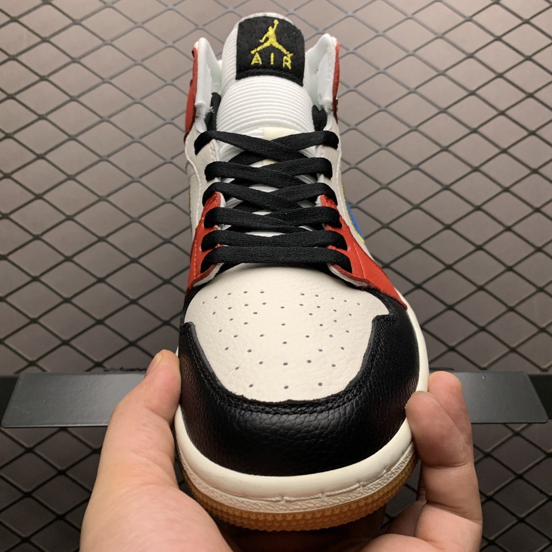 Replica Air Jordan Shoe Air Jordan 1 Mid SE AJ1 DC1426-100 36-46 Size W5.5-M12