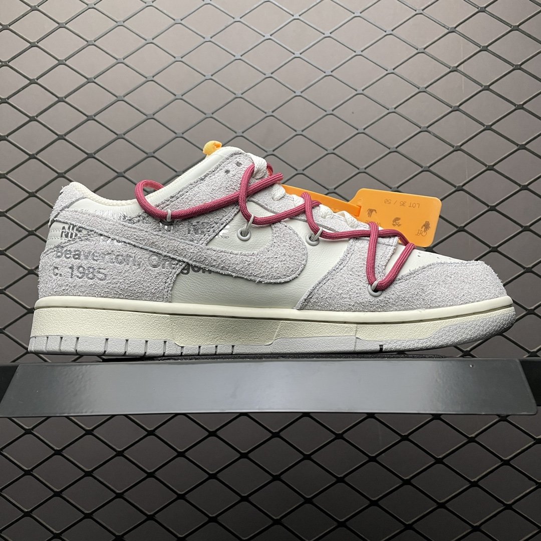 Replica OFF White Shoe Off-White x Nike Dunk OW The 50NO.37 DJ0950-114 36-46 0958