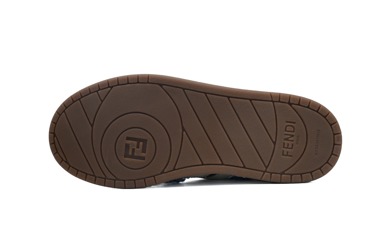 Replica Fendi Shoe Fendi Match Blue Cowboy