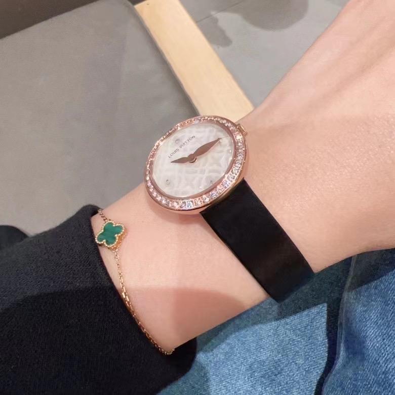 Replica LOUIS VUITTON LV 904l Stainless Steel Quartz Watch 33MM