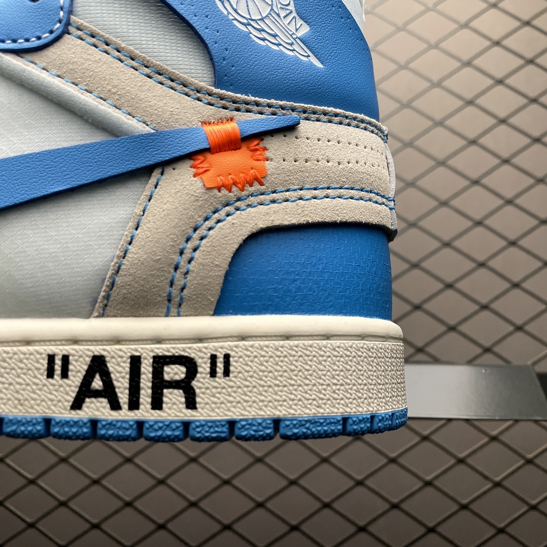 Replica OFF White Shoe Air Jordan 1 x Off-White UNC OW AQ0818-148 Size 36-47.5