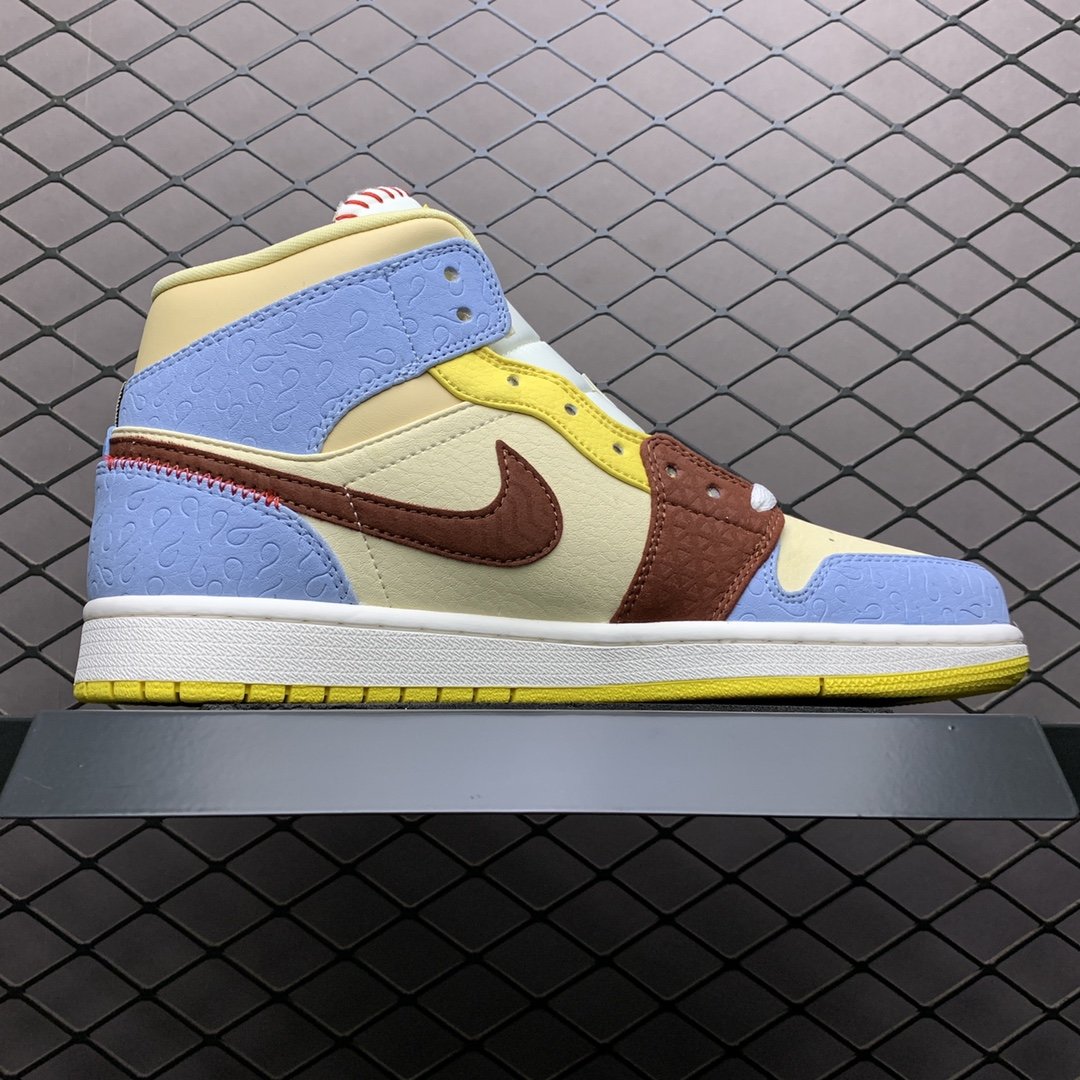 Replica Air Jordan Shoe Maison Chateau x Air Jordan 1 Mid AJ1 CU2803-200 36-46