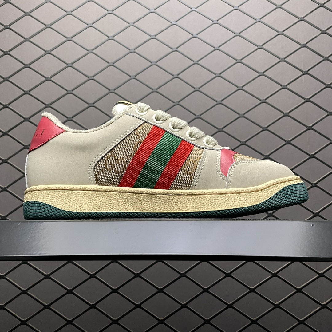 Replica GUCCI Shoe Gucci Screener Youth ShoesSize 27 28 29 30 31 32 33 34 35a