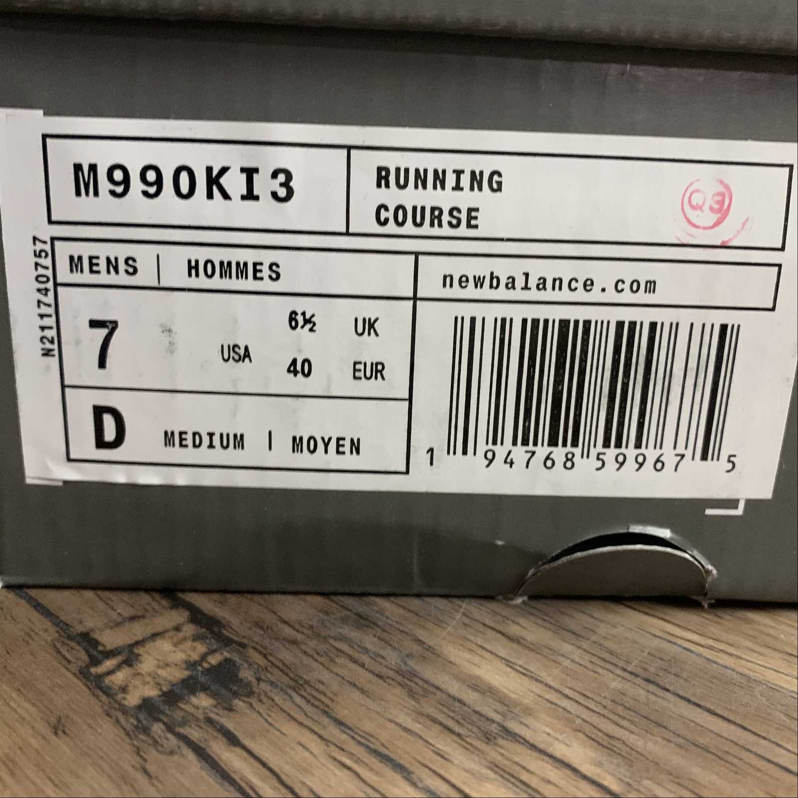 Replica New Balance Shoe New Balance NB990 M990KI3  36-45