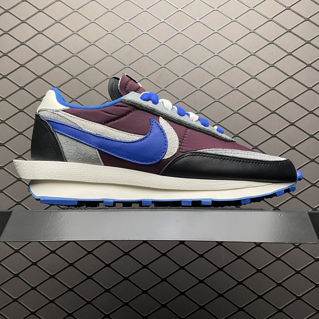 Replica Nike Shoe Undercover x Sacai x Nike LD Waffle Night Maroon Team RoyalDJ487