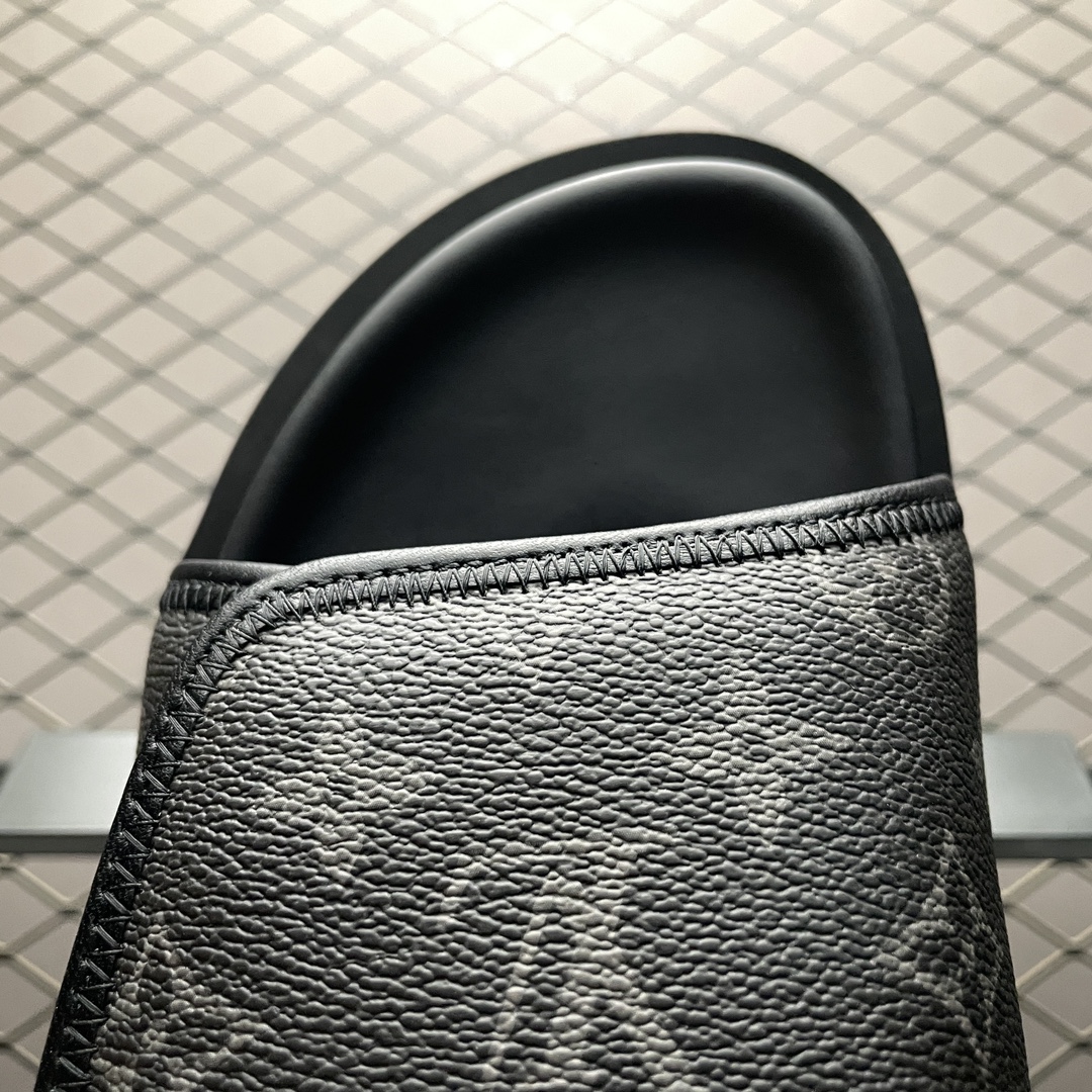 Replica Louis Vuitton Shoe Louis Vuitton Oasis Miami Damier Size 38-46 Black Classic