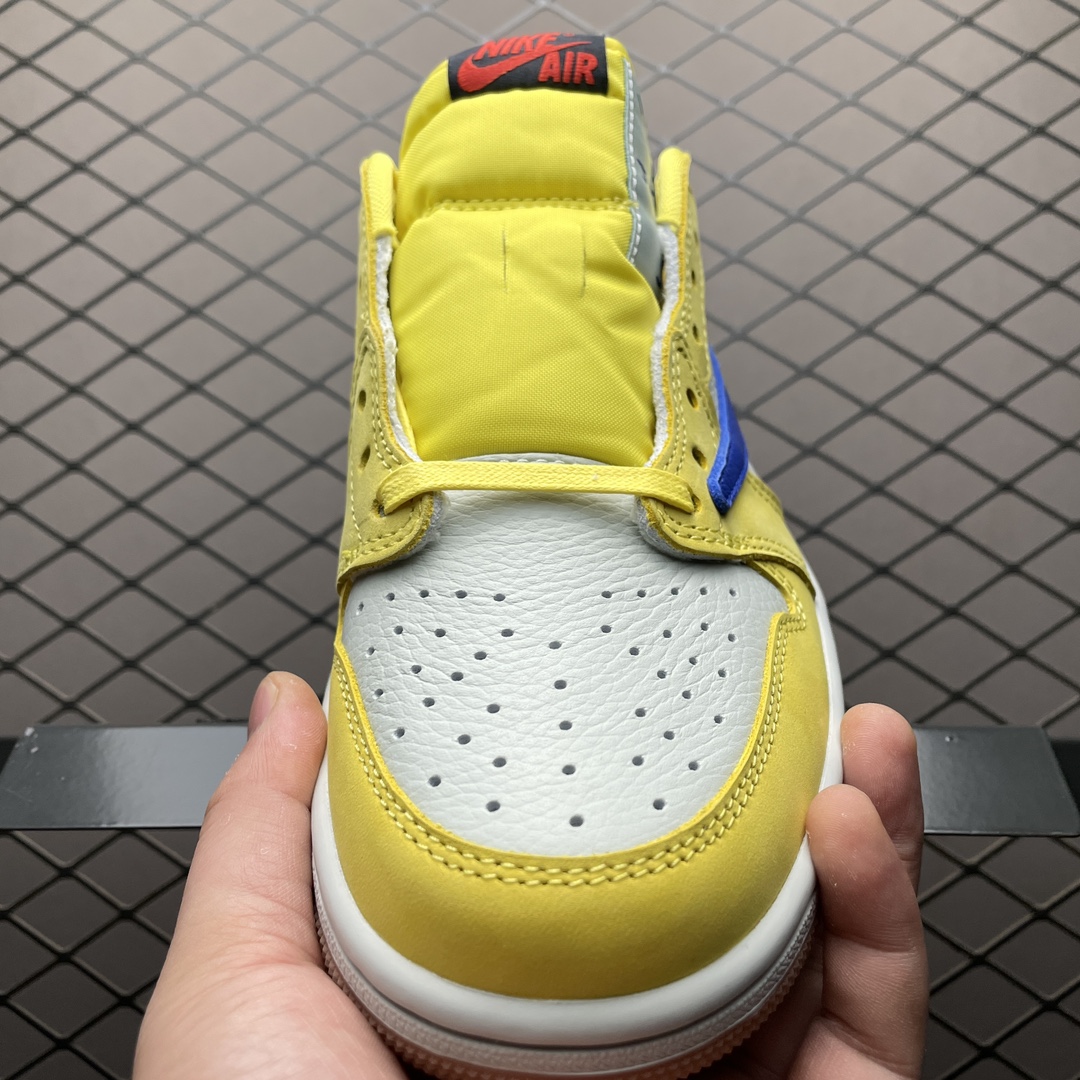 Replica Travis Scott Shoe Travis Scott x Air Jordan 1 AJ1 TS DZ4137-700 Size 36-48.5