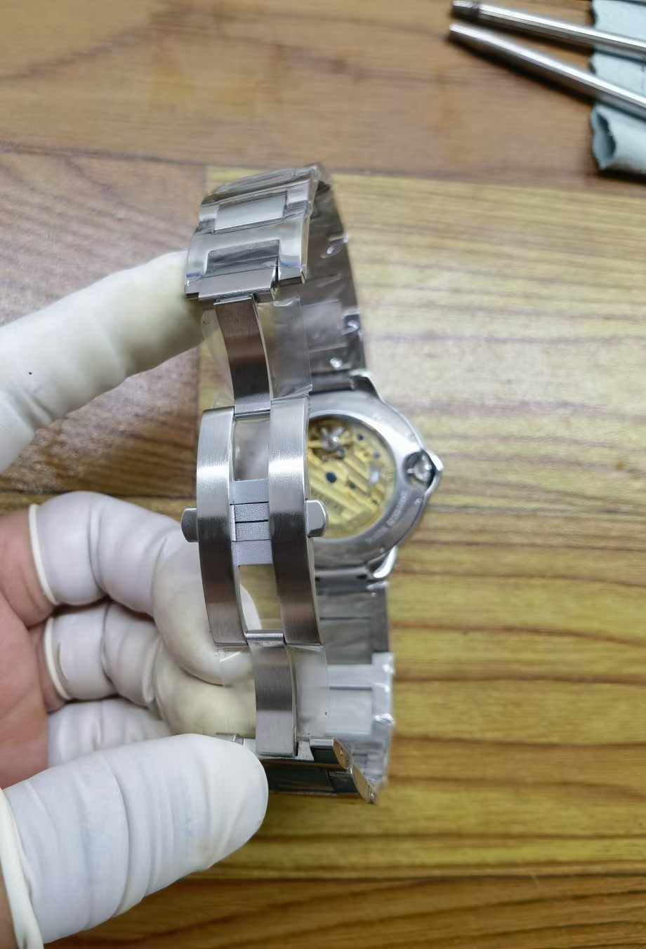 Replica Cartier 904l Stainless Steel Automatic Machine Watch 44MM