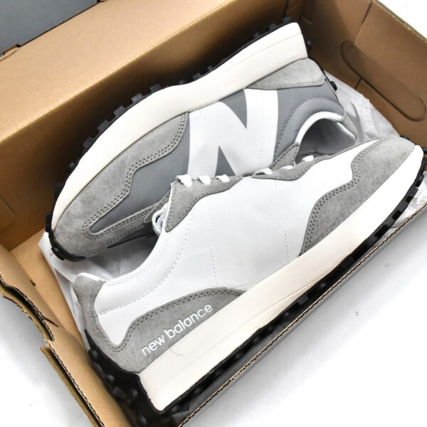 Replica New Balance Shoe MS327LAB New Balance 327 White Grey