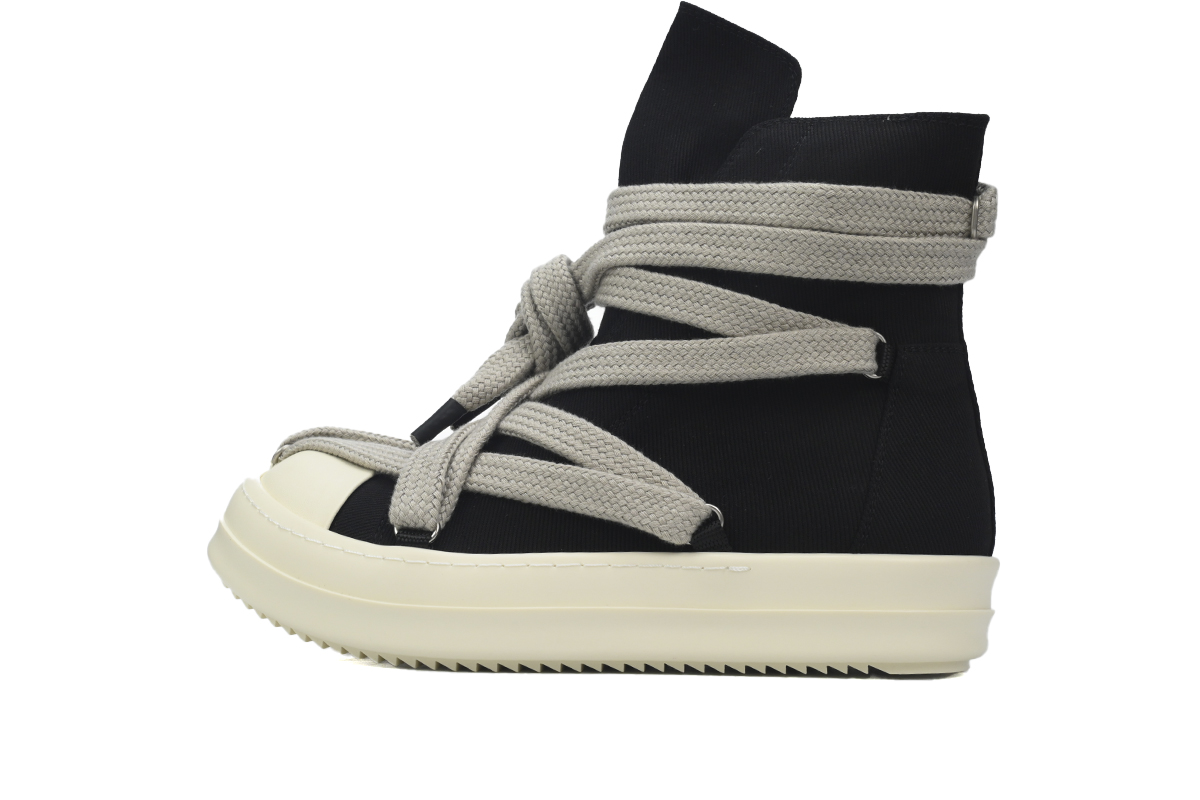 Replica Rick Owens Shoe Rick Owens DRKSHDW Luxor Hexa High ‘Black Milk’