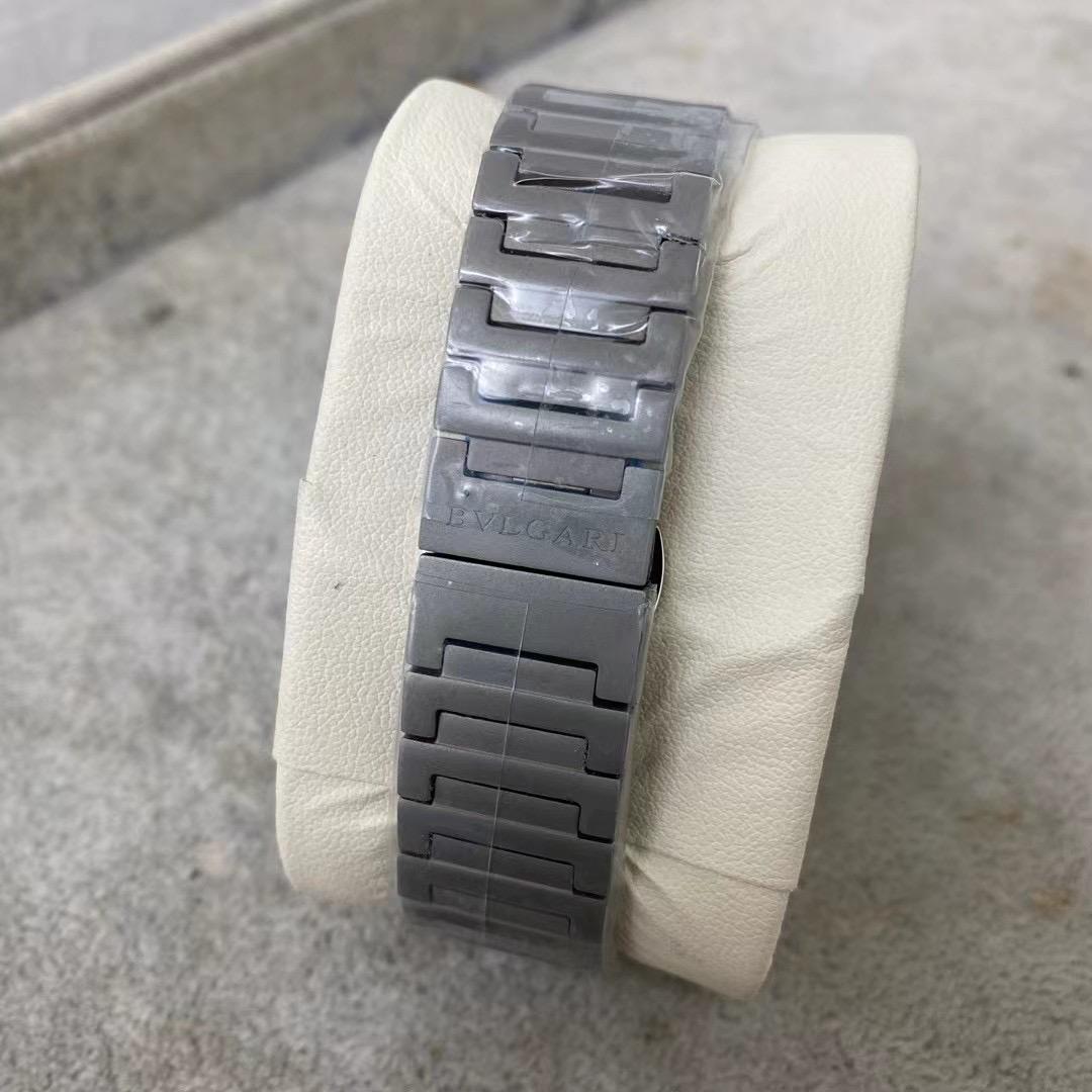 Replica BVLGARI 904l Stainless Steel Quartz Watch 42MM