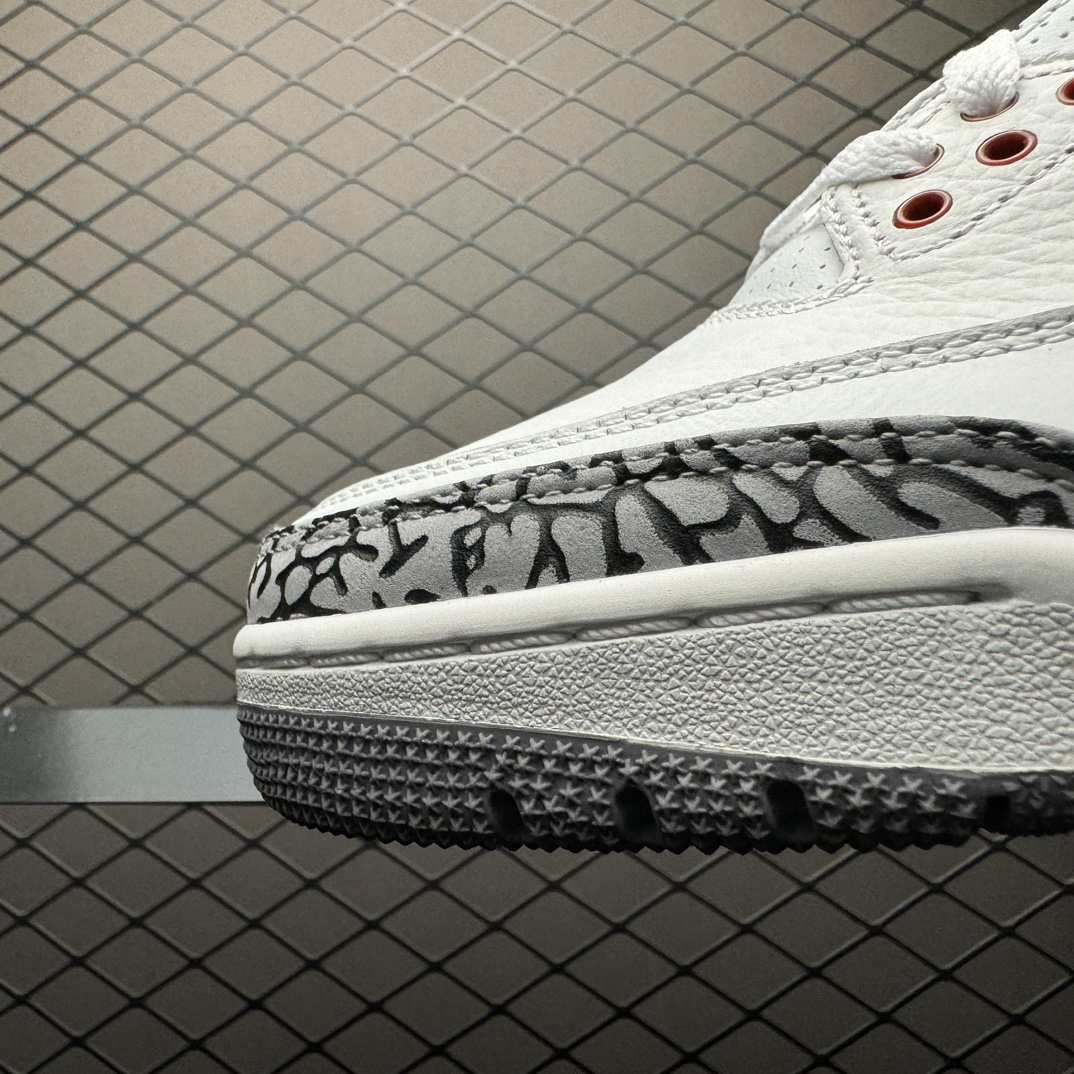 Replica Air Jordan Shoe Air Jordan 3 White Cement Reimagined AJ3 DN3707-100 SIZE 40-47.5