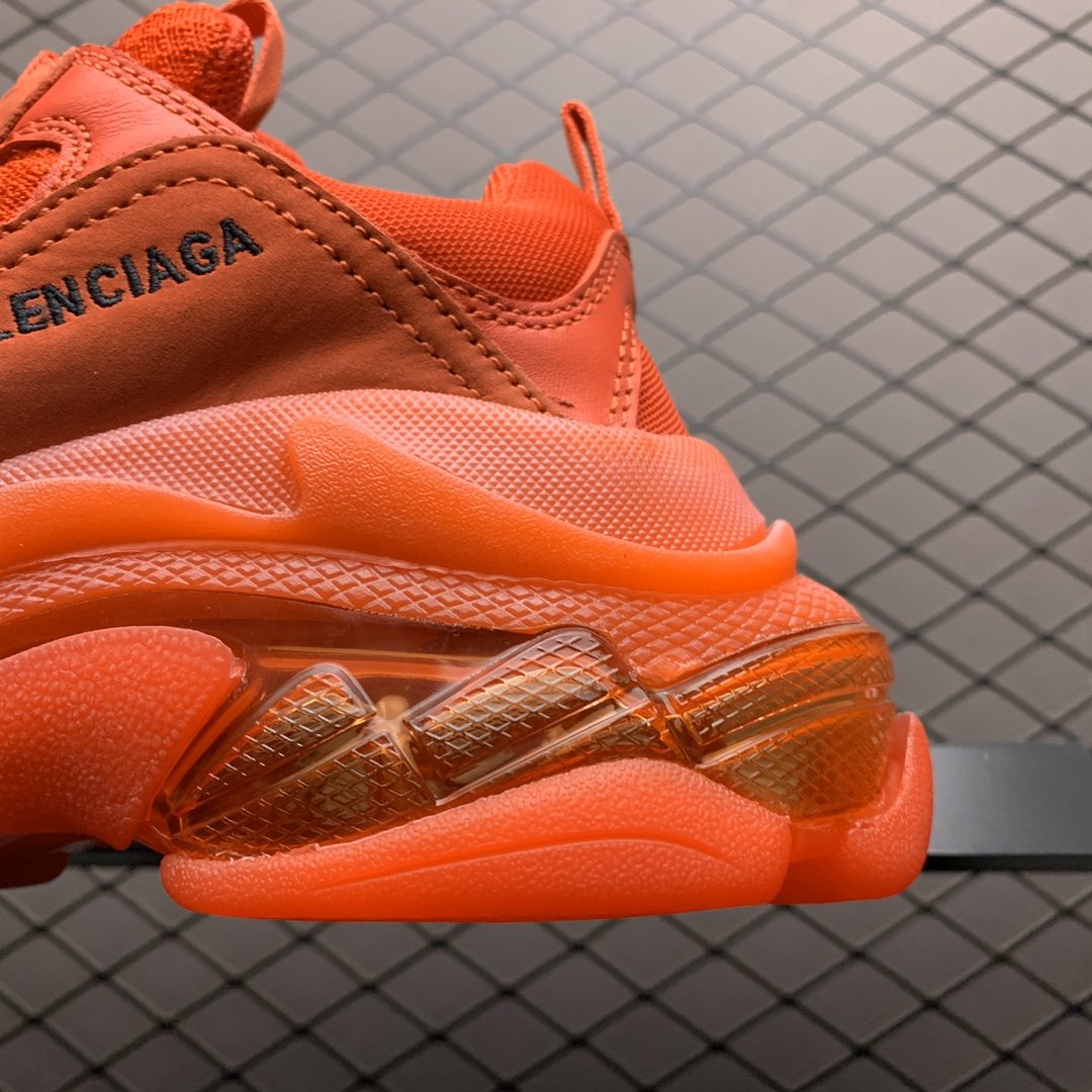 Replica Balenciaga Shoe Balenciaga Triple S 3.0 ORANGE 35-46