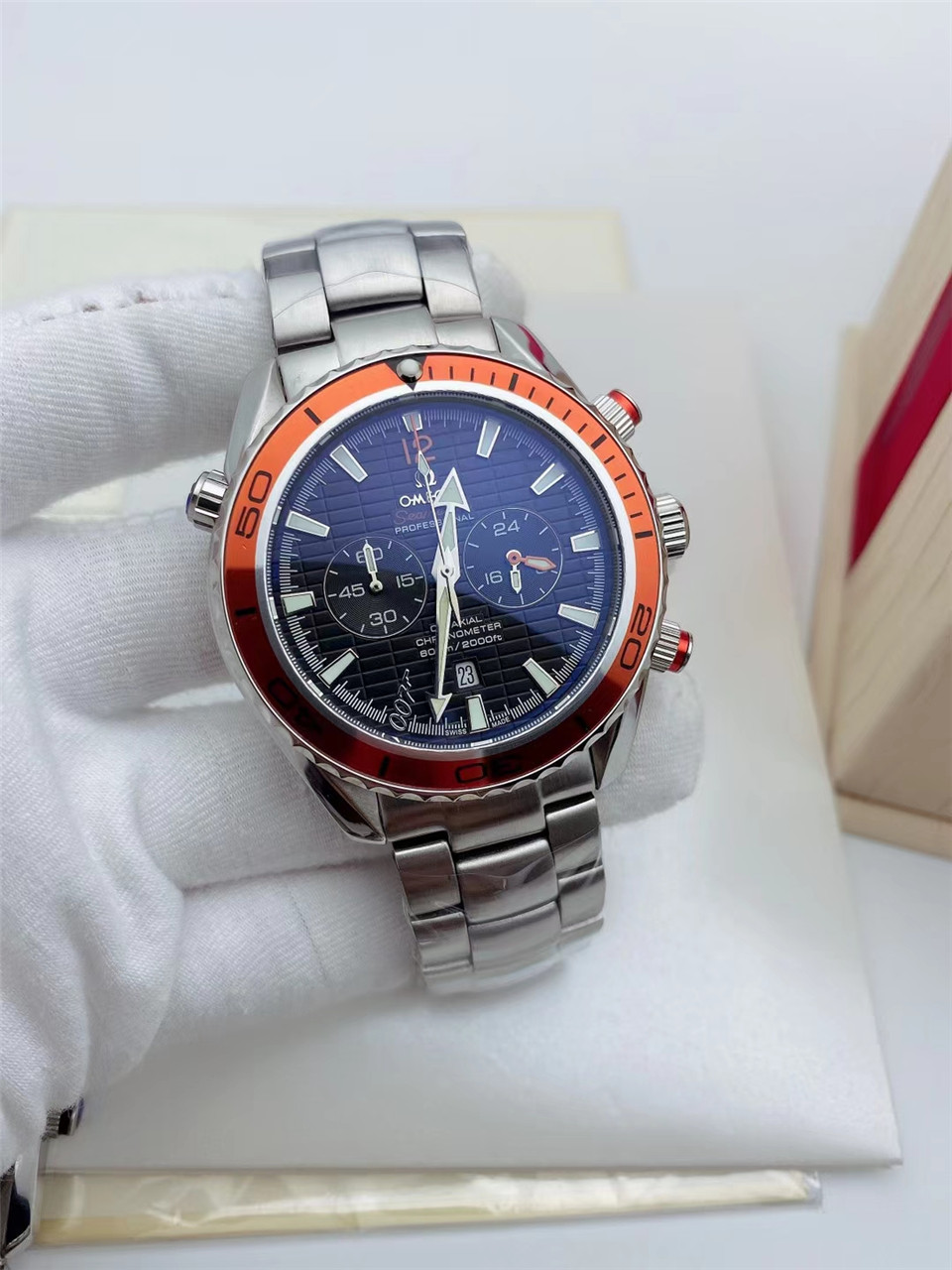 Replica OMEGA Seamaster 904l Stainless Steel Quartzl Watch 42MM