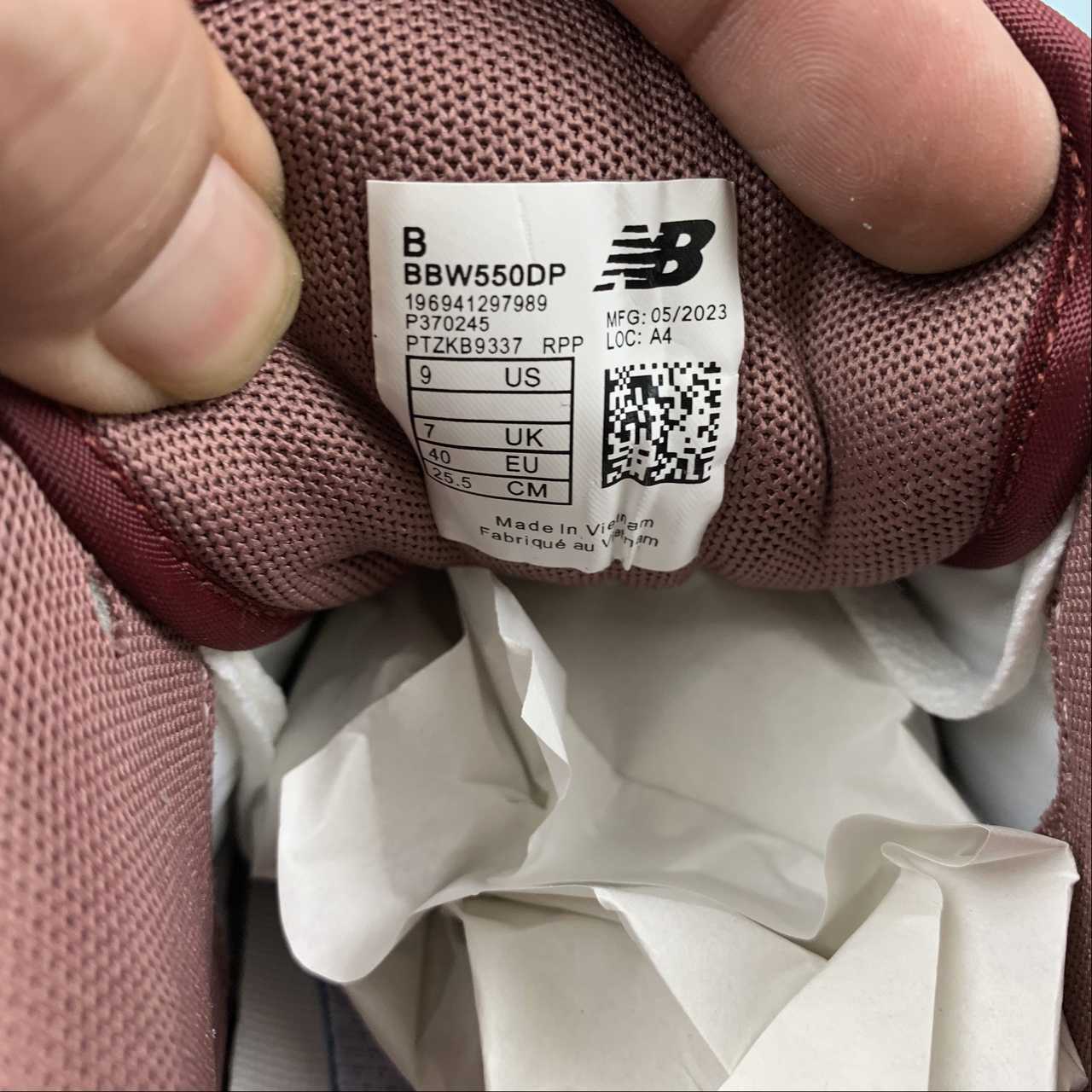Replica New Balance Shoe New Balance NB550  BB550DP  36 -40