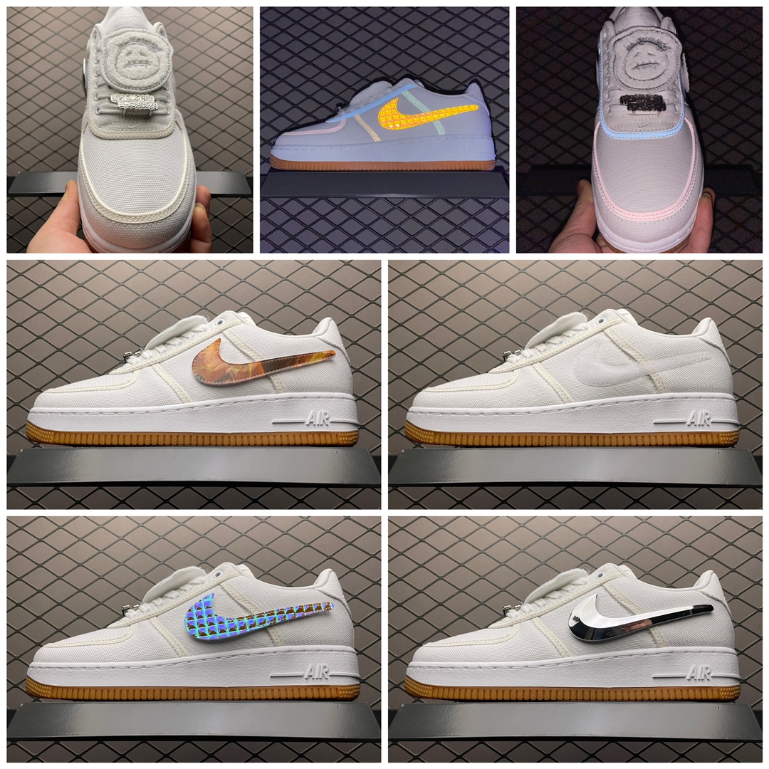 Replica Travis Scott Shoe Travis Scott x NK Air Force 1 TS AQ4211-100 SIZE 36-47.5
