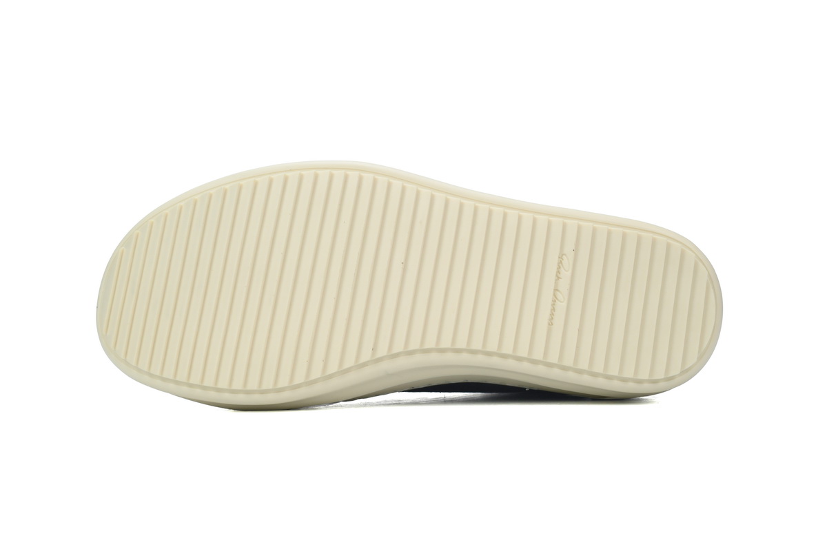 Replica Rick Owens Shoe Rick Owens Suede Vintage ‘Black Milk White