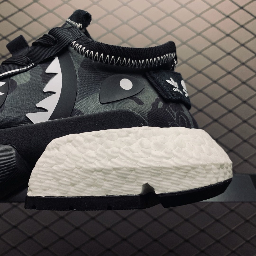 Replica Bape Shoe NBHD x Bape x AD P.O.D-S3.1 Boost BLACK 39-46