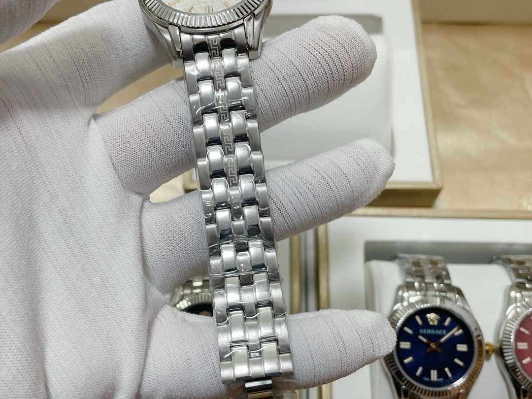 Replica Versace 904l Stainless Steel Quartz Watch 36MM