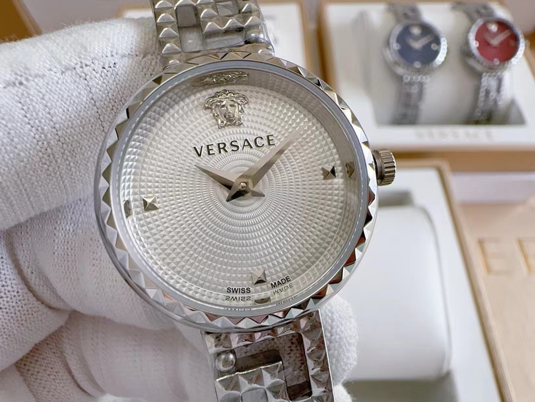 Replica Versace 904l Stainless Steel Quartz Watch 28MM