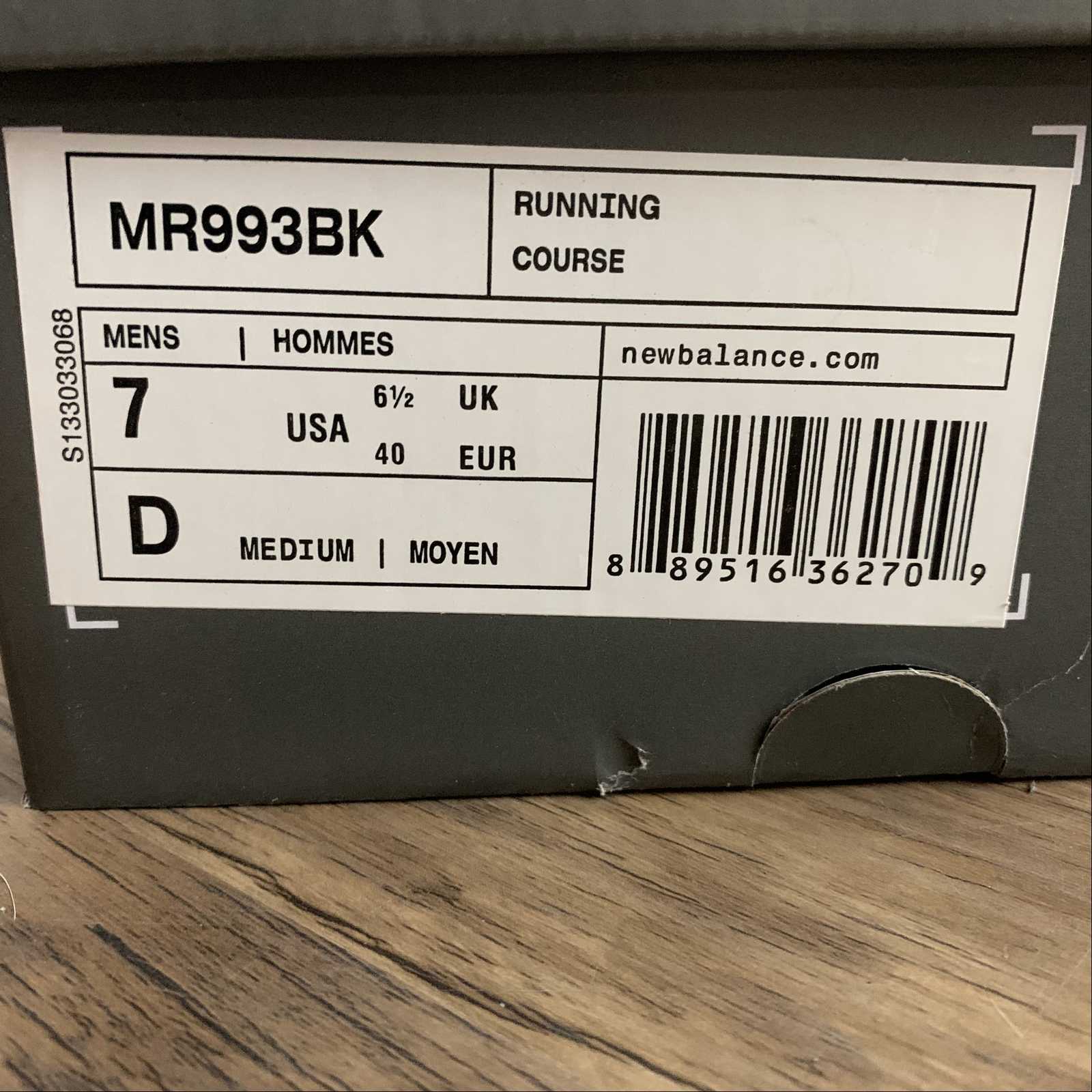 Replica New Balance Shoe New Balance NB993  MR993BK  36-45