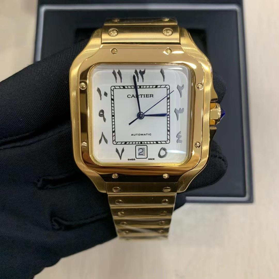 Replica Cartier Santos 904l Stainless Steel Automatic Mechanical Watch 38mm