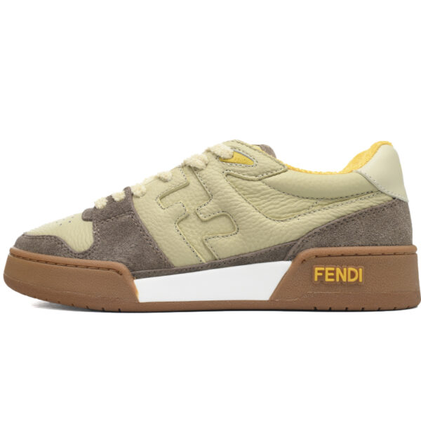 Replica Fendi Shoe Fendi Match Grey Yellow