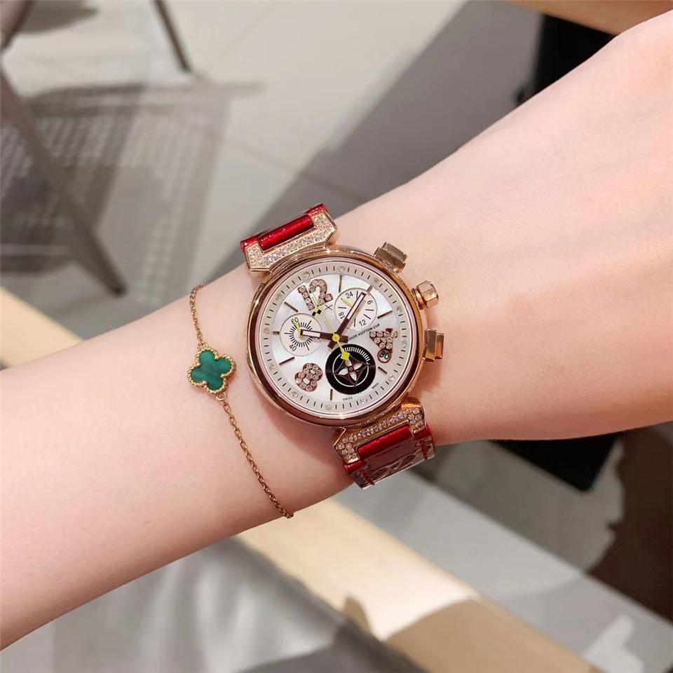 Replica LOUIS VUITTON LV 904l Stainless Steel Quartz Watch 33MM