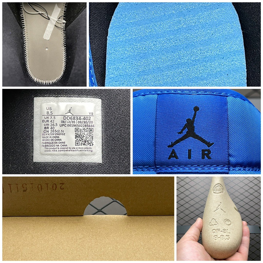 Replica Air Jordan Shoe Air Jordan 1 Mid Signal Blue DD6834-402 36-46