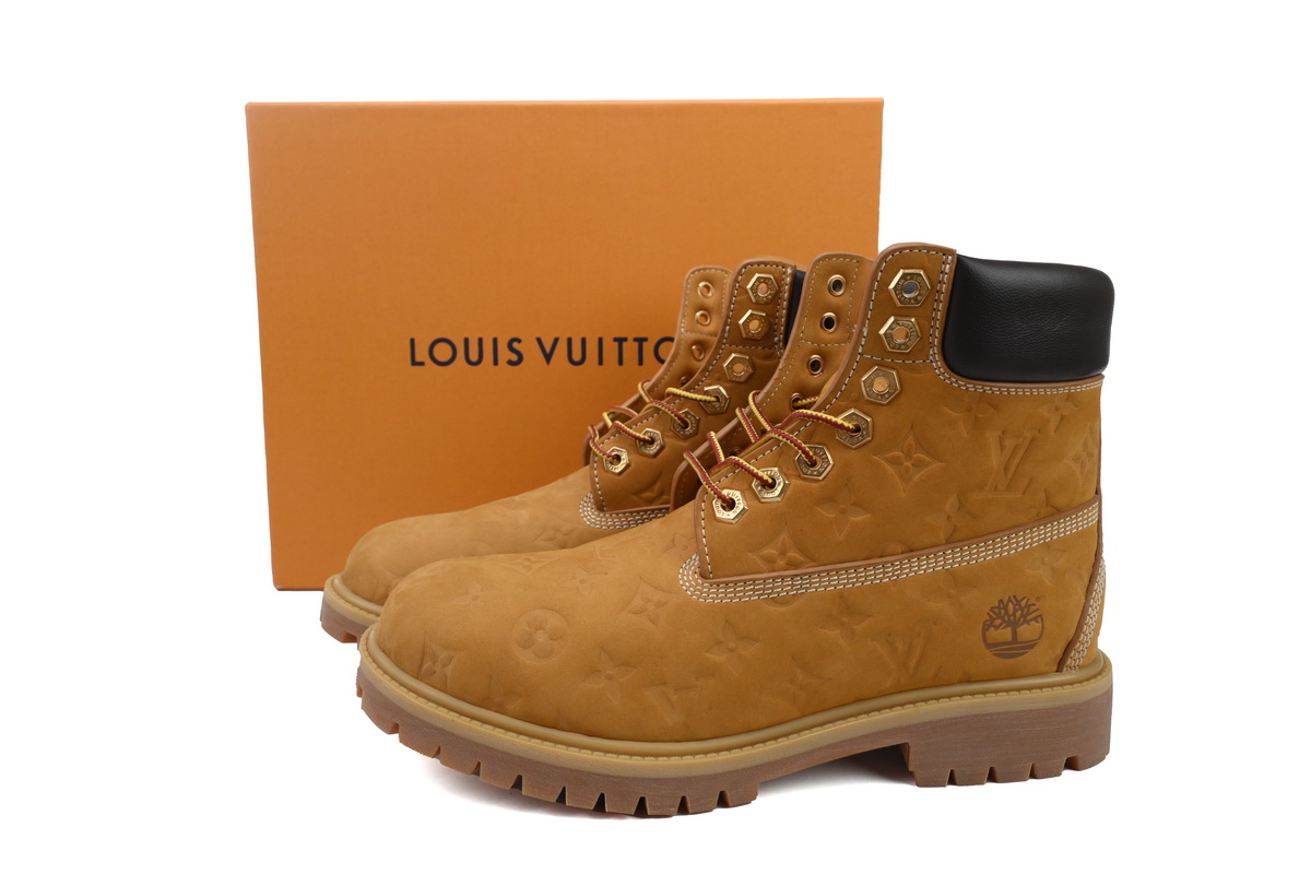 Replica LV Shoe 1AD7YN LV x Timberland 6-In Ankle Boot
