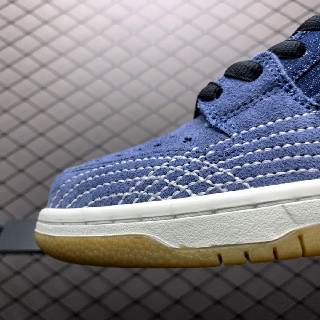 Replica Nike Dunk SB Shoe Nike SB Dunk Low Pro PRM Denim Gum CV0316-400 Size 40-45