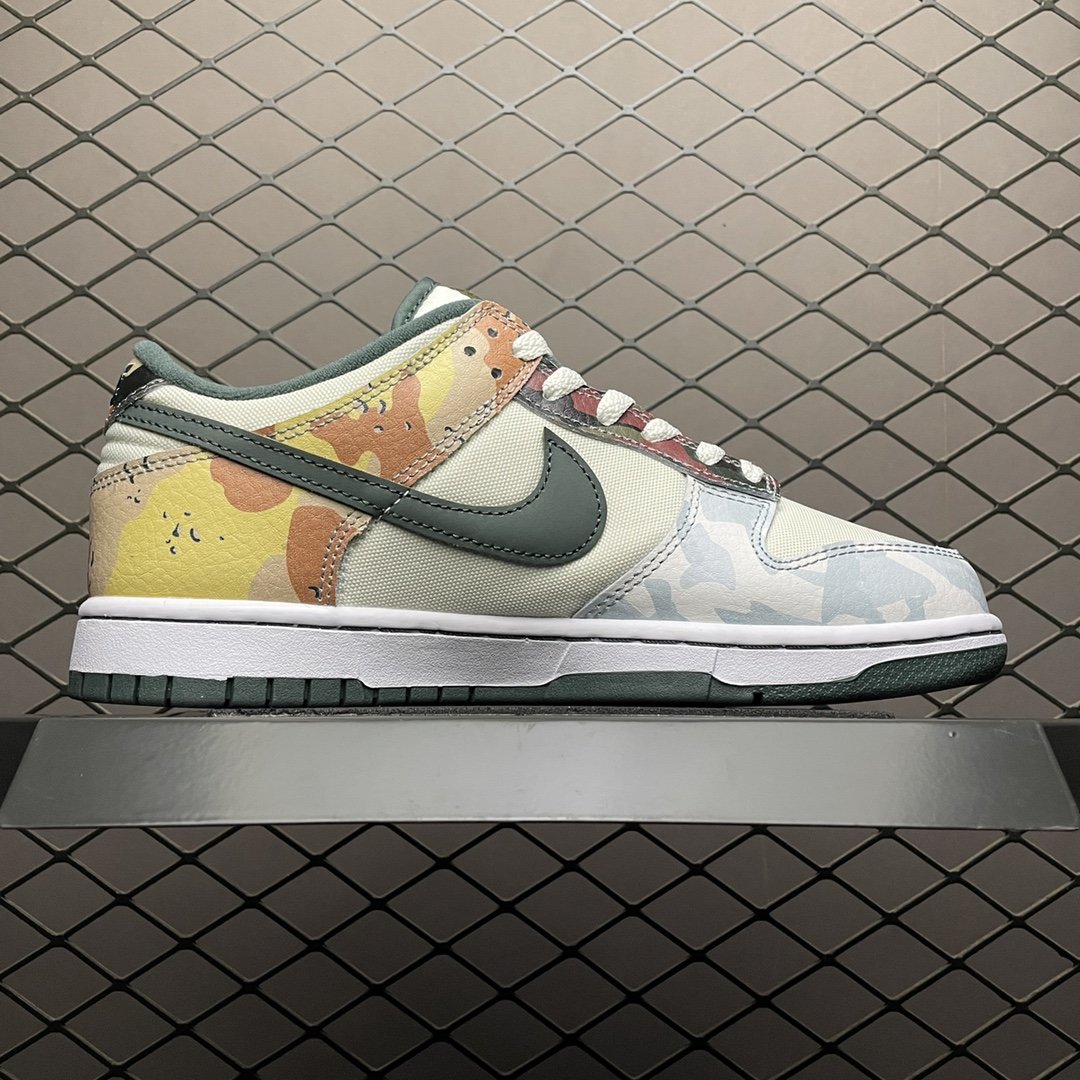Replica Nike Dunk SB Shoe Nike Dunk LowSEMulti Camo DH0957-100 Size 36-47